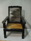 黒塗り椅子（黒竹入り）
